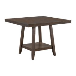 Square Dining Table with Lazy Susan