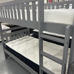 Same Day Delivery And Setups Service. Solid Wood Bunk Beds Available 