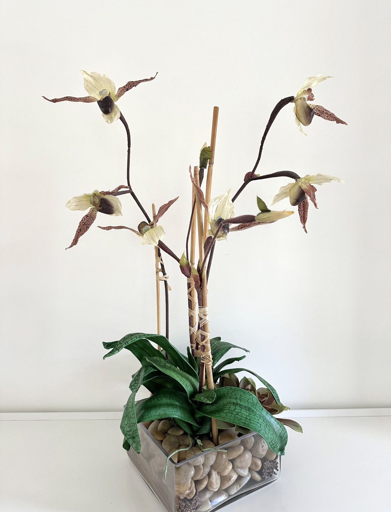 Orchid Flower Arrangement  - Artificial