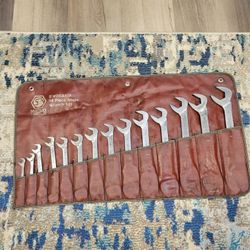 MATCO TOOLS 14 Piece Angle Wrench Set 4 Way Open End 3/8 to 1-1/4 Inch