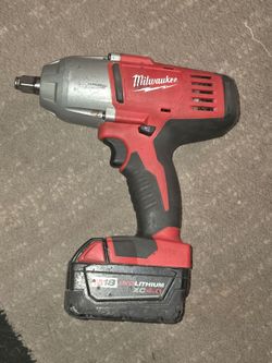 Milwaukee 1/2 impact 5.0 battery and charger