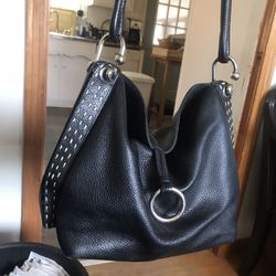 BCBG MaxAzria Pebble Leather Handbag