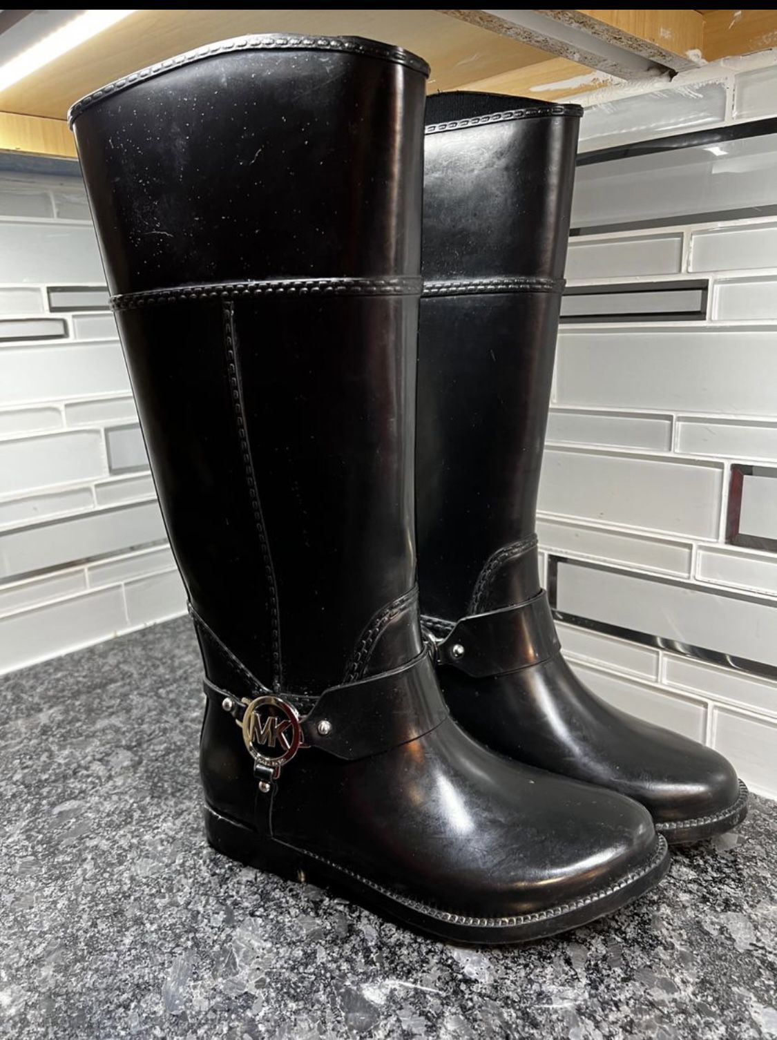Michael Kors Womens Rubber Boots