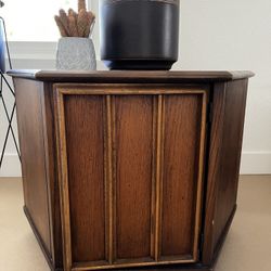 Mid Century Modern Hexagon End Table