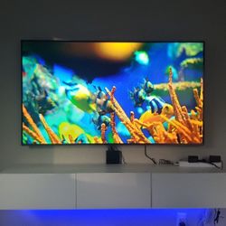 65" LG Smart TV With Floating TV Stand With LED 