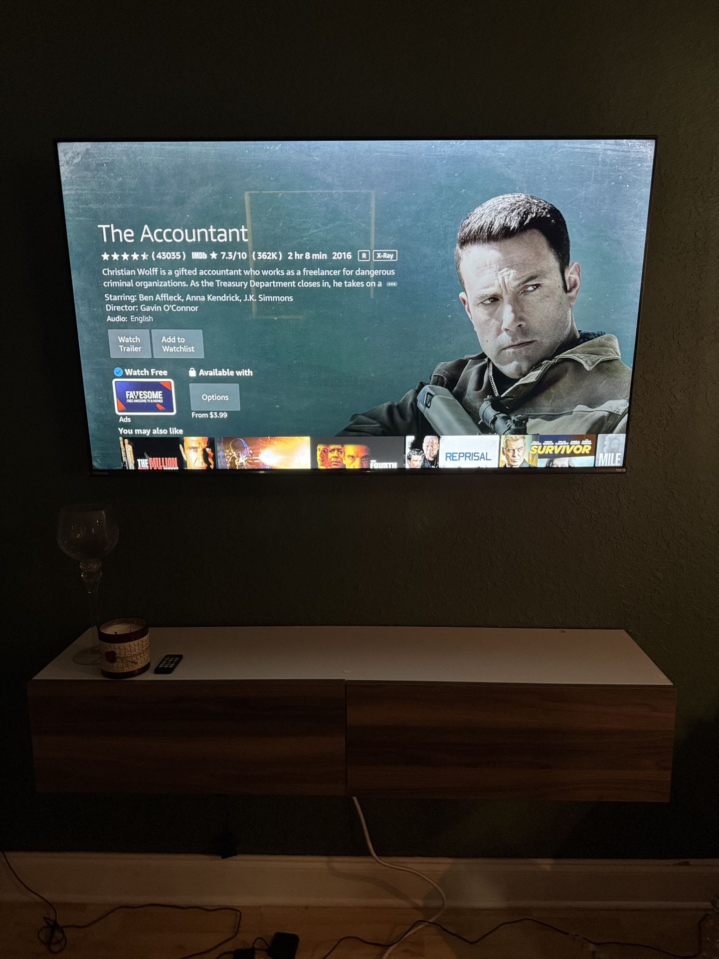 Toshiba 55” TV- Barely Used