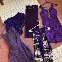 Purple Dresses 