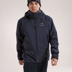 Arcteryx Beta AR Men’s Jacket Black Sapphire Gor-Tex Size Large L