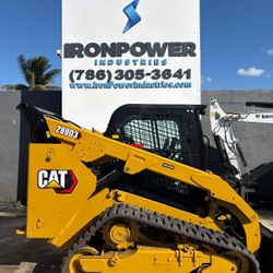 2022 Caterpillar 289D3 Skid Steer Loader - Enclosed Cab A/C & heater