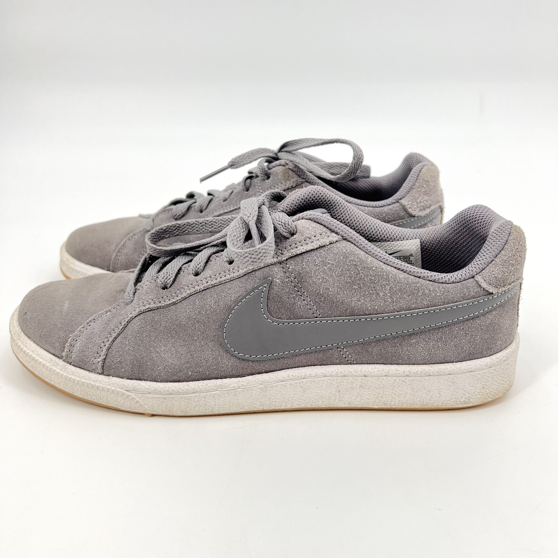 Nike Women's Court Royale Gray Suede Lace Up Shoes Women’s 9