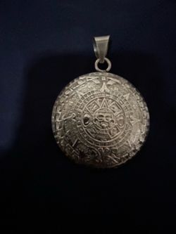 CALENDARIO AZTECA  SILVER 925
