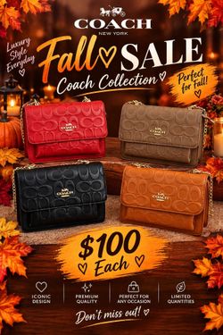 Fall Coach purses 👜