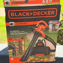 Black Decker backpack Vacuum
