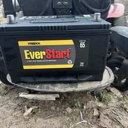 In Good Condition Ever Start Max battery for Trucks In Other Cars to  Group 65 100% Charge $5 Off With The Old Battery 