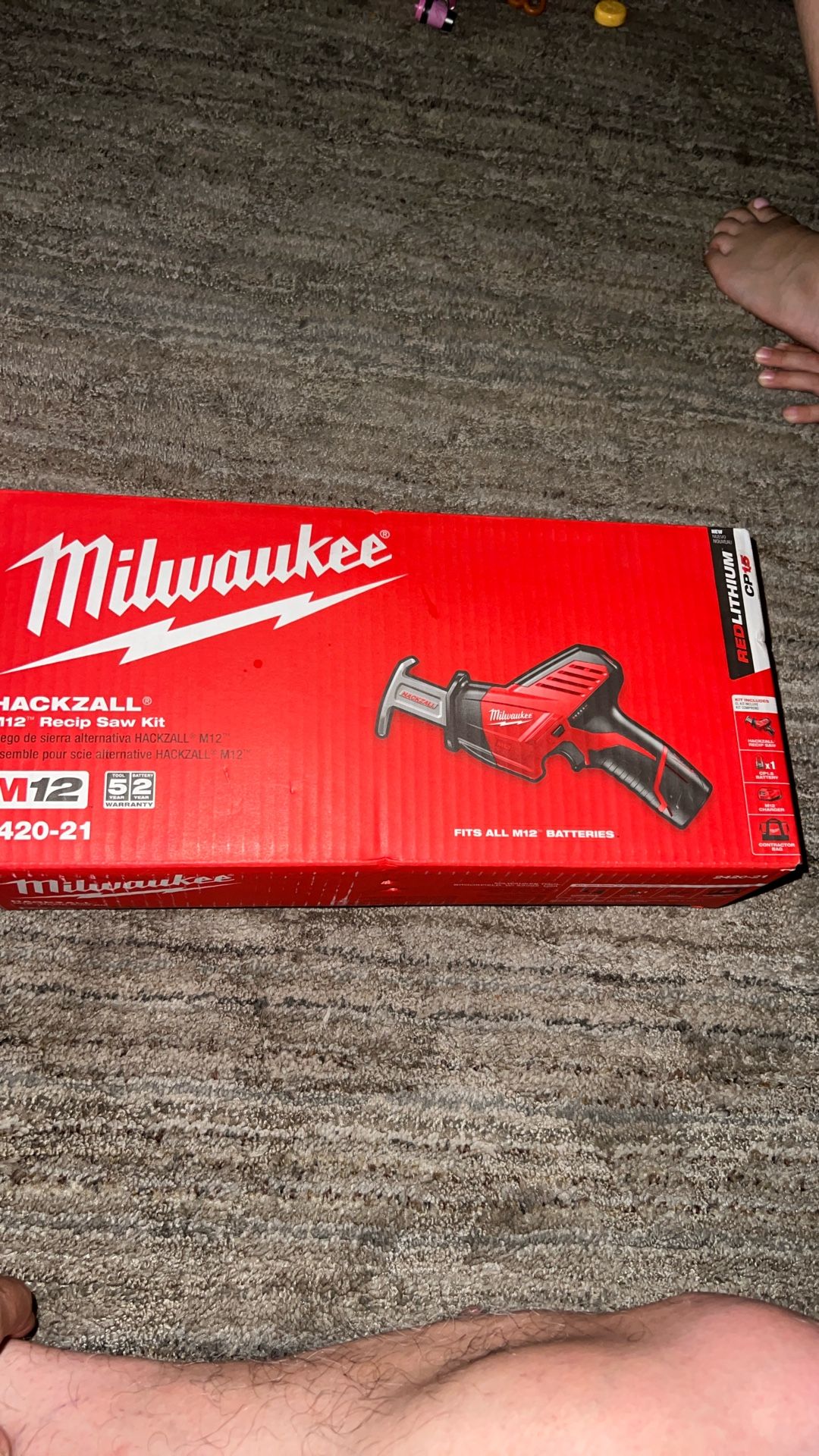M12 Milwaukee HackZall Kit New
