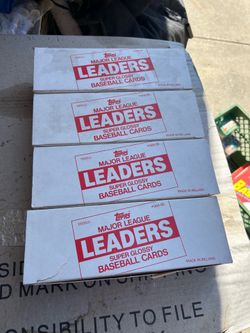 1986 Topps Major League Leaders 968-86 500CT Mini Vending Glossy Baseball Cards
