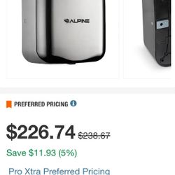 2 Hemlock Electric Hand Dryers. $280 Pickup In Oakdale 