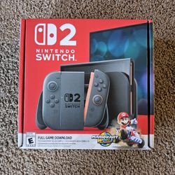 🔥New Sealed Nintendo Switch 2 Mariokart World Bundle Version. Unopened 
