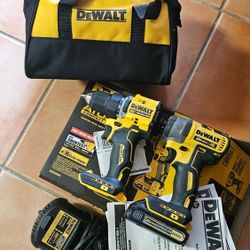 DEWALT Impact, Driver, Charger , Battery And Bag