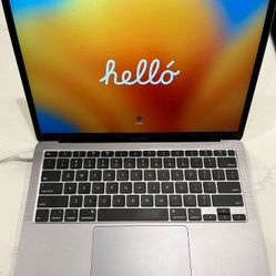 MacBook Air (Retina, 13-inch, 2020)
1.1 GHz i5 - Quad Core 16GB 256GB Flash SSD