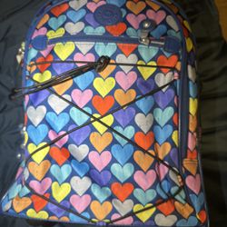Kipling Wild Hearts Rolling Backpack