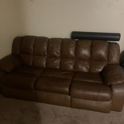 Brown Couch With Pull Out Bed