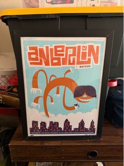 Anberlin framed poster