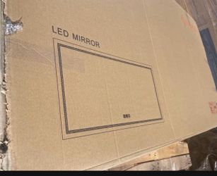 New 72” LED bathroom vanity mirror
