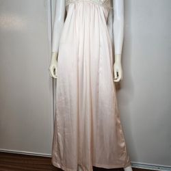 NWT Christian Dior Lace Trim Nightgown Bloomingdales Petite VTG Size S