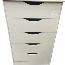 White 5 Drawer Chest In Stock 