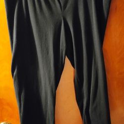 Women Plus Size Black Leggings 