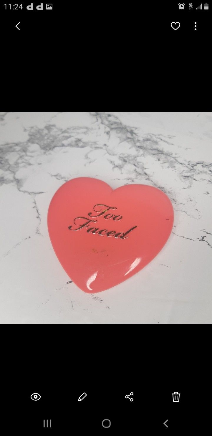 Too faced blush swatched 1x