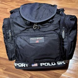 Polo Sport Backpack Military Cargo Multi Picket Bag