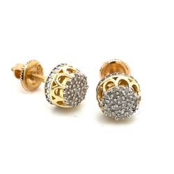 10k Gold Diamonds Round Cluster .15ctw 140224 1