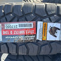 37x12.50R17.  NITTO RIDGE GRAPLER