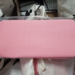 Lancome Pink Cosmetic Bag Summer 2024 NIB