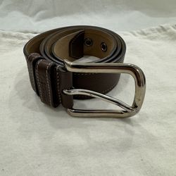  Brown Leather Woman’s Prada Belt - excellent condition - Size 80/32 - Originally $395.    Asking $175