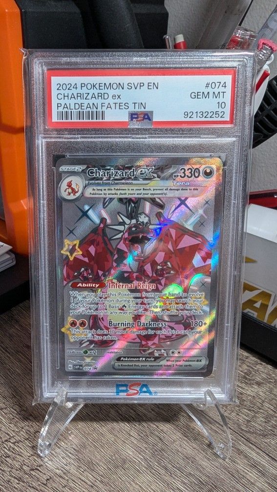 Charizard ex Paldean Fates PSA 10