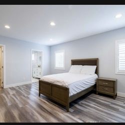 2 X Full Size Bed With Mattress & Dressers 