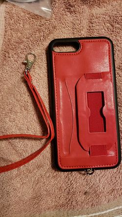 Samsung 8 red leather