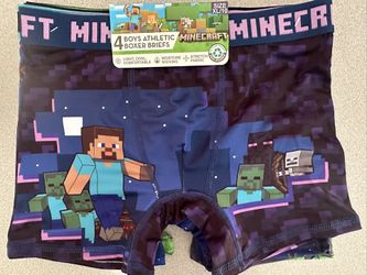 New W/tags. Boys Minecraft Size XL/10. **** 4 Pack