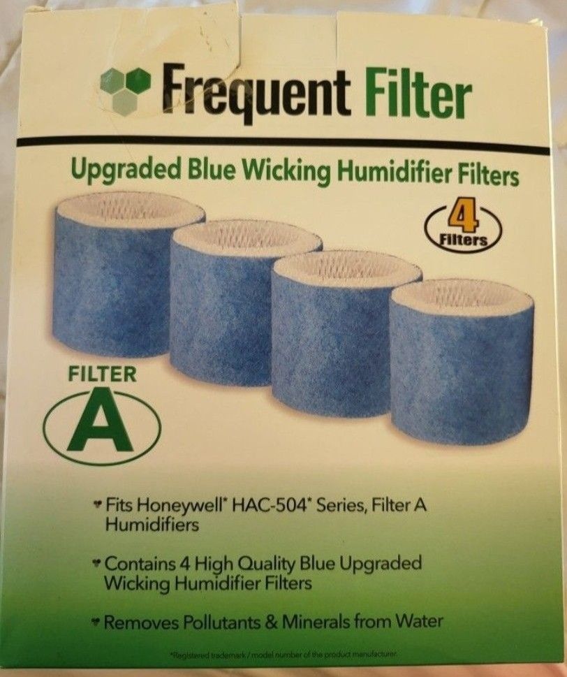 4 Pack of Premium Humidifier Filters | Compatible with Honeywell Humidifier Filter HAC-504, HAC-504A