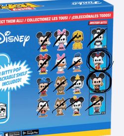 LOT 2 FUNKO bitty pop CHASE MICKEY MOUSE 1/3 & 1/6
