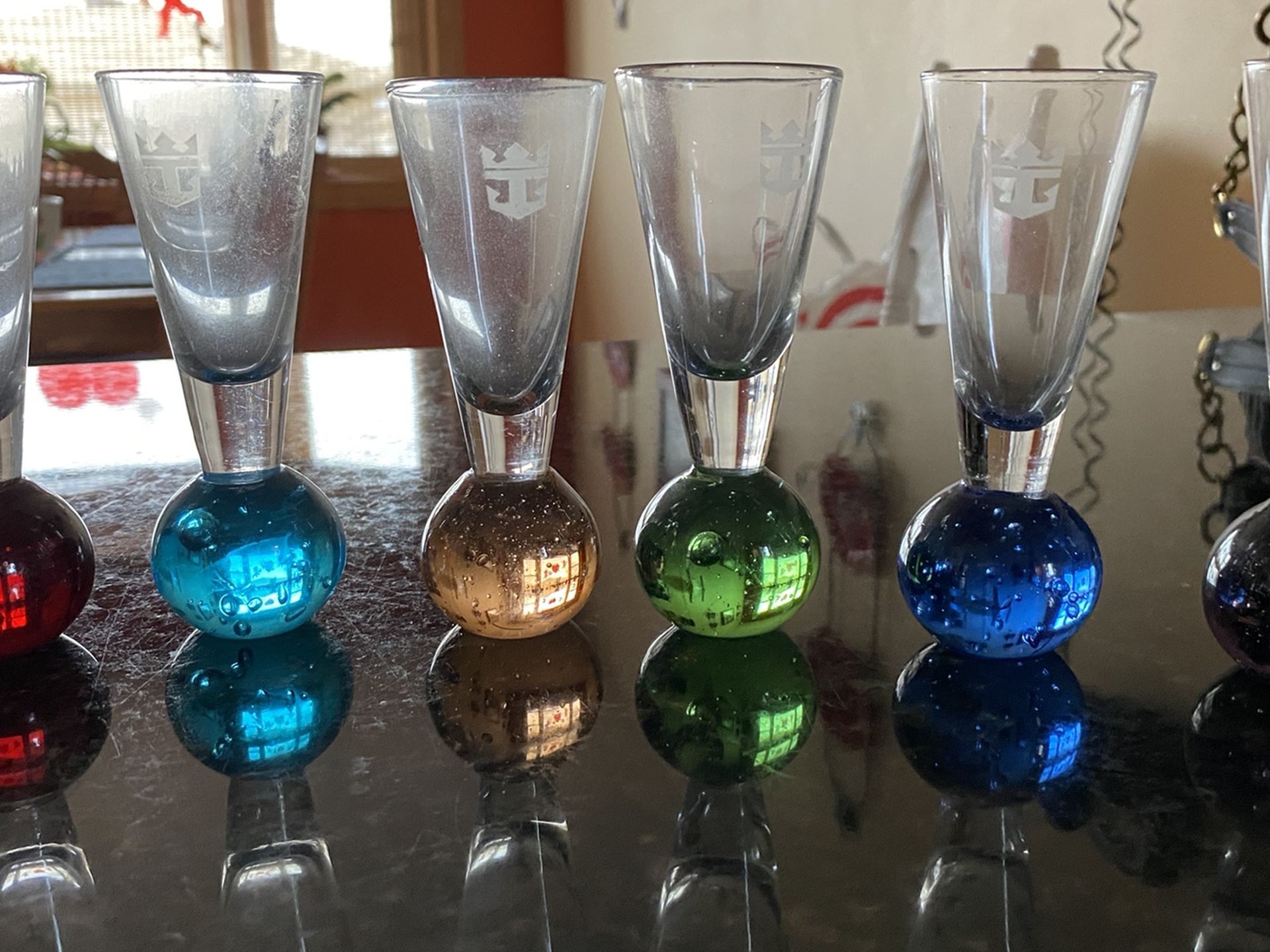 6 Royal Caribbean Shooter Shot Glasses