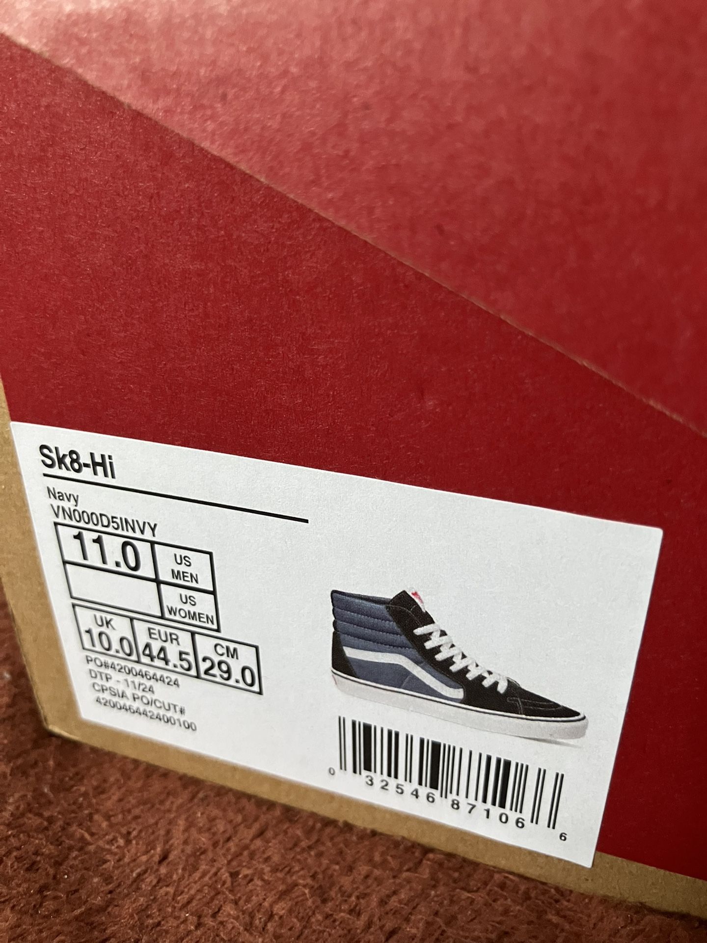 VANS Sk8-Hi Navy