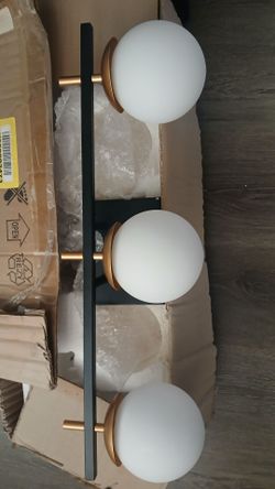 24 wide 4 inch globes led fixture new