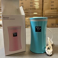 New Portable blue  humidifier