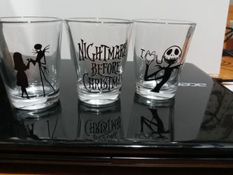 Nightmare Before Christmas 5pc Shot Glass Set