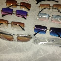 Rimless Fashion Sunglasses