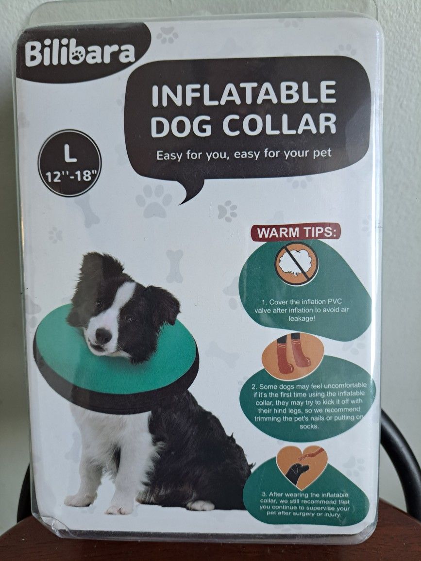 Inflatable Dog Collar Size Large